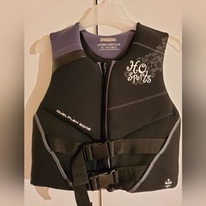 HO Sports Life Jacket Vest Women’s Black Size Medium Type III PFD